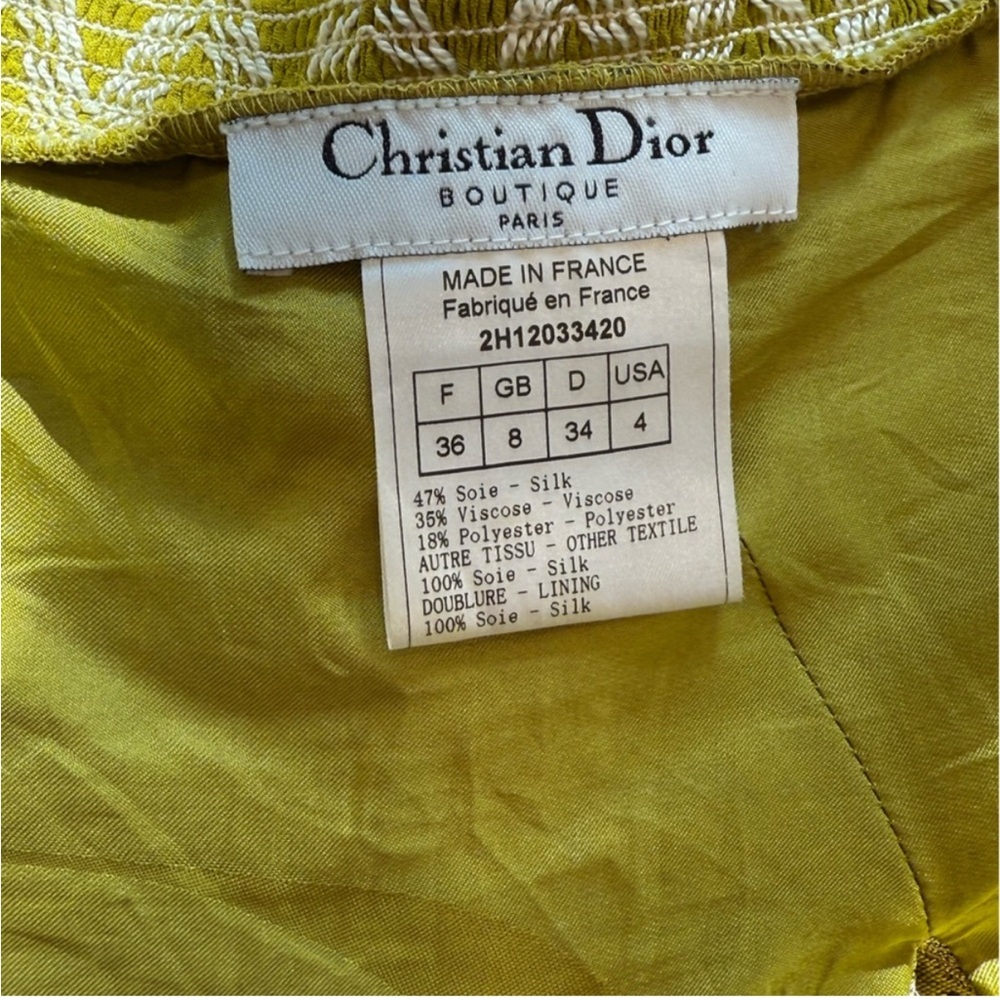 ***SOLD***Christian Dior by John Galliano Fall 2002 Runway Brocade Skirt - Picture 4 of 7